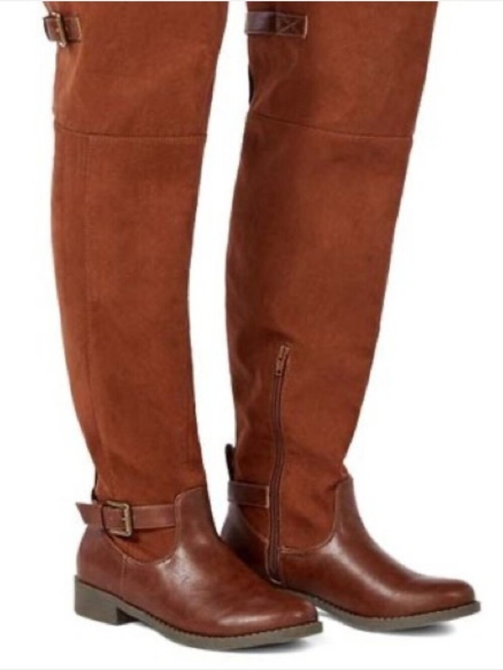 NWOB Just Fab Sybille Equestrian Style Over The Knee Heeled Boots Sz 8